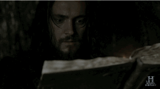 Tv Show Book GIF by Vikings on HISTORY