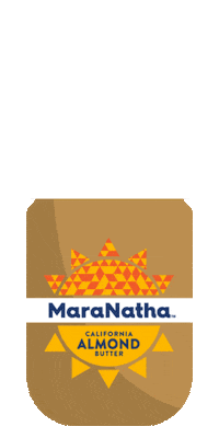 Almond Butter Almonds Sticker by MaraNatha Nut Butters