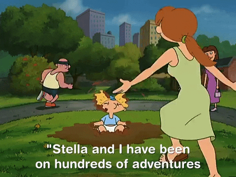 hey arnold nicksplat GIF