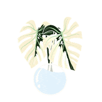 Monstera Cutting Sticker