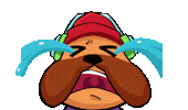 Sad Mobile Game Sticker by Artie