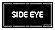Suspicious Look Sticker