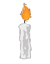 burgergifs halloween fire ghost spooky Sticker