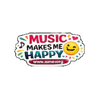 Happy Mood Sticker by International Society for Music Education