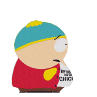 Eric Cartman Seriously Sticker by South Park