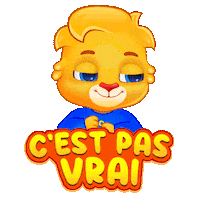 Are You Serious French Sticker by Lucas and Friends by RV AppStudios