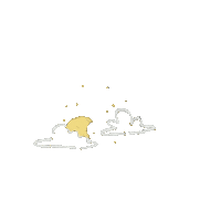 Vidsfelisilda stars night sleep moon Sticker