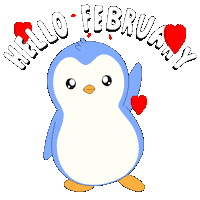 I Love You Hearts Sticker by Pudgy Penguins