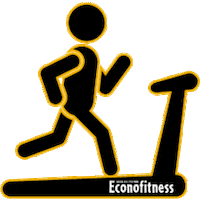 run running Sticker by Éconofitness