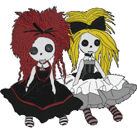 Dark Ilustracion Digital Sticker