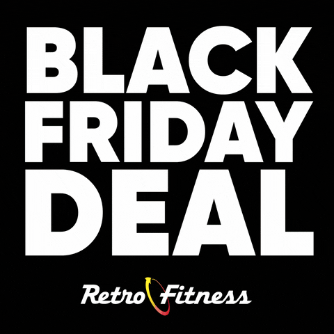 Black Friday Gym GIF by Retro Fitness