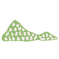 山 Sticker by ateliergangu