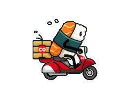 sushicotr asian sushi noodle bo Sticker