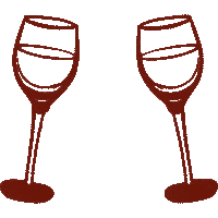 lavineriaBlend beer cheers wine vino Sticker