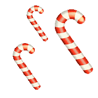 Candy Cane Christmas Sticker by Melsoft