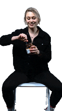 Glass Eat Sticker by Justaddsugar GmbH