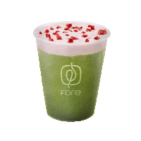 Matcha Sticker by Fore Coffee