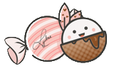 Chocolate Valentines Sticker by Lychee the Label