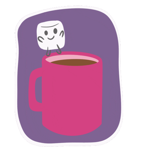 Chocolate Marshmallow Sticker