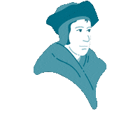 Thomas Morus Sticker by KjG Diözesanverband Essen