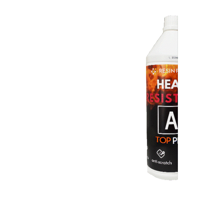 resin_pro top heat pro pour Sticker