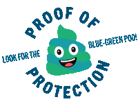FirstDefense poop poop emoji cow poop first defense Sticker