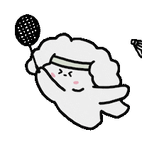 Exercise Badminton Sticker