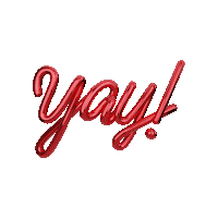 carlosdetoro design 3d yeah red Sticker