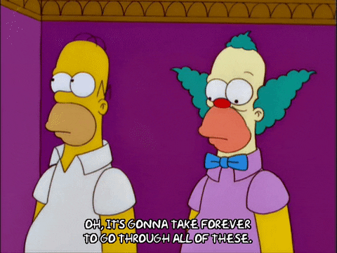 sad homer simpson GIF