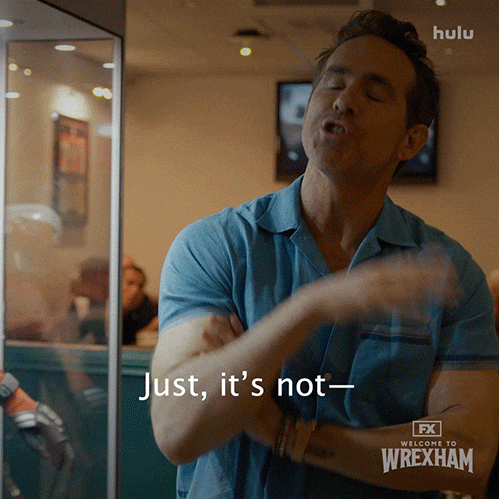 Not Working Ryan Reynolds GIF by Welcome to Wrexham