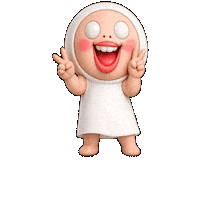 Happy Linesticker Sticker