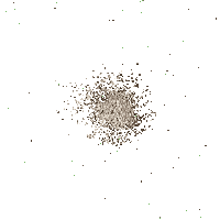 Gold Splatter Sticker by Crissy Conner