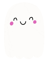 Halloween Ghost Sticker by Nutmeg and Arlo