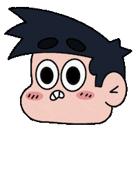 Cartoon Face Sticker by Yeskoart