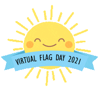 Give Flag Day Sticker by Singapore Children's Society