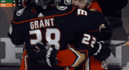 Ice Hockey Hug GIF by NHL