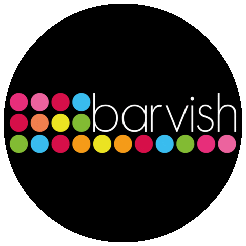 Barvish giphyupload colors colours dots Sticker