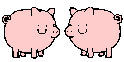 Pig Love Sticker by CsaK