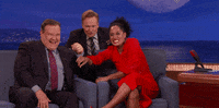 teamcoco laughing hilarious conan obrien tracee ellis ross GIF