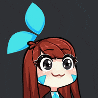 Qyuwi anime water sweat chibi GIF