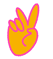 Joy Hand Sticker by Madeleine McMichael