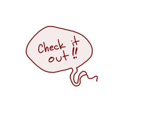 Check It Out Look Here Sticker