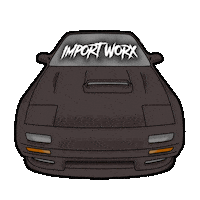 Initial D Fc Sticker by ImportWorx