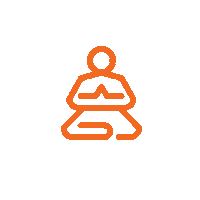 Mental Health Orange Sticker by Syracuse University