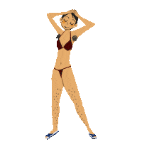 womany girl beauty woman power Sticker