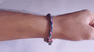 AprendacomEdu friendship diy tutorial bracelet GIF