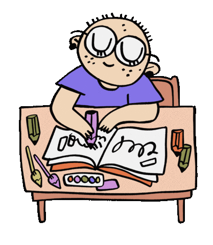 Drawing Writing Sticker by SophieMcPike