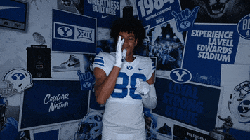 Byu Football Celebration GIF by BYU Cougars