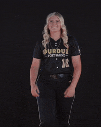 Softball Smile GIF by Purdue Fort Wayne Athletics