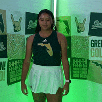 South Florida Tennis GIF by USF Athletics